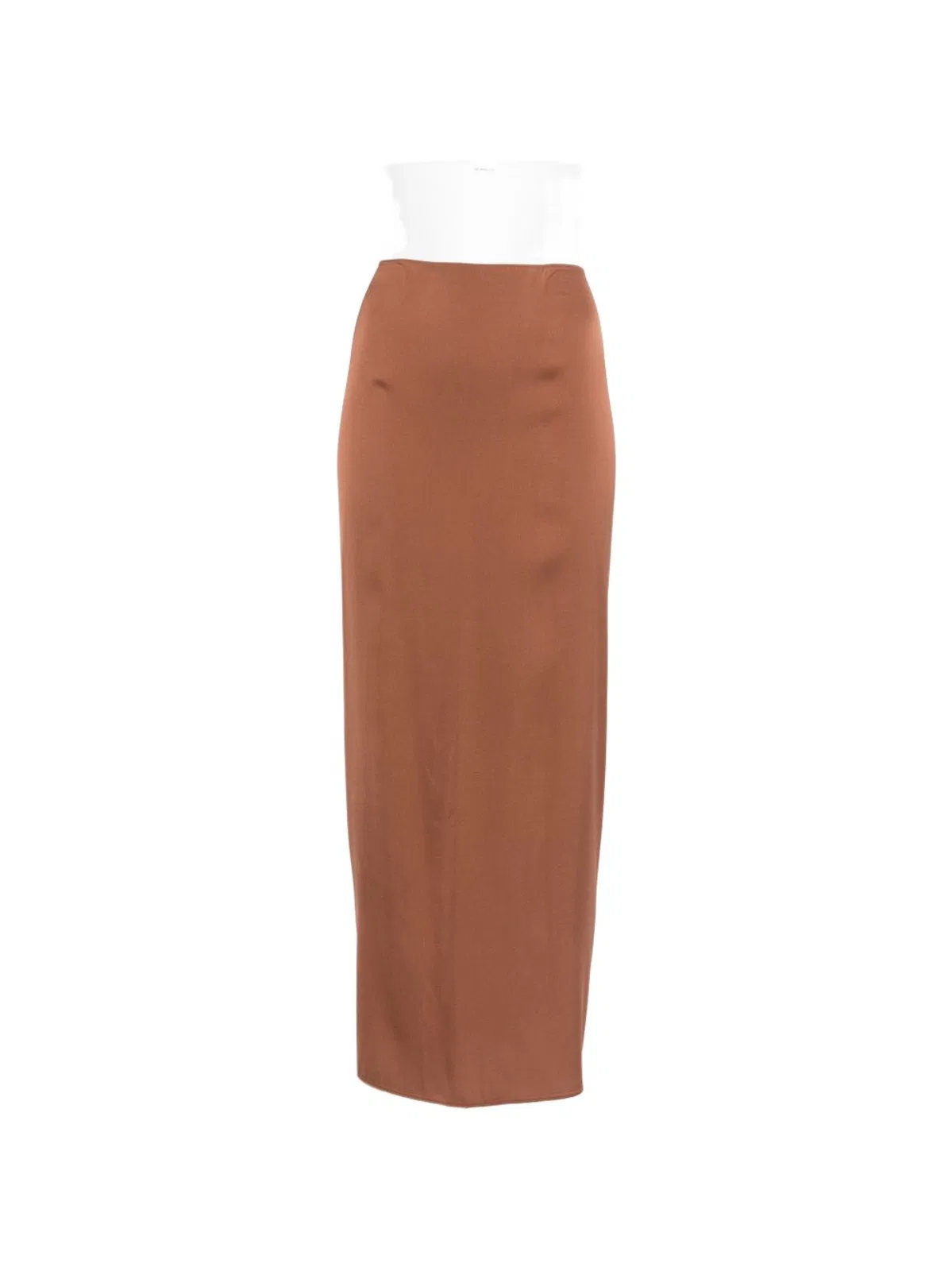 French Tie Silk Skirt