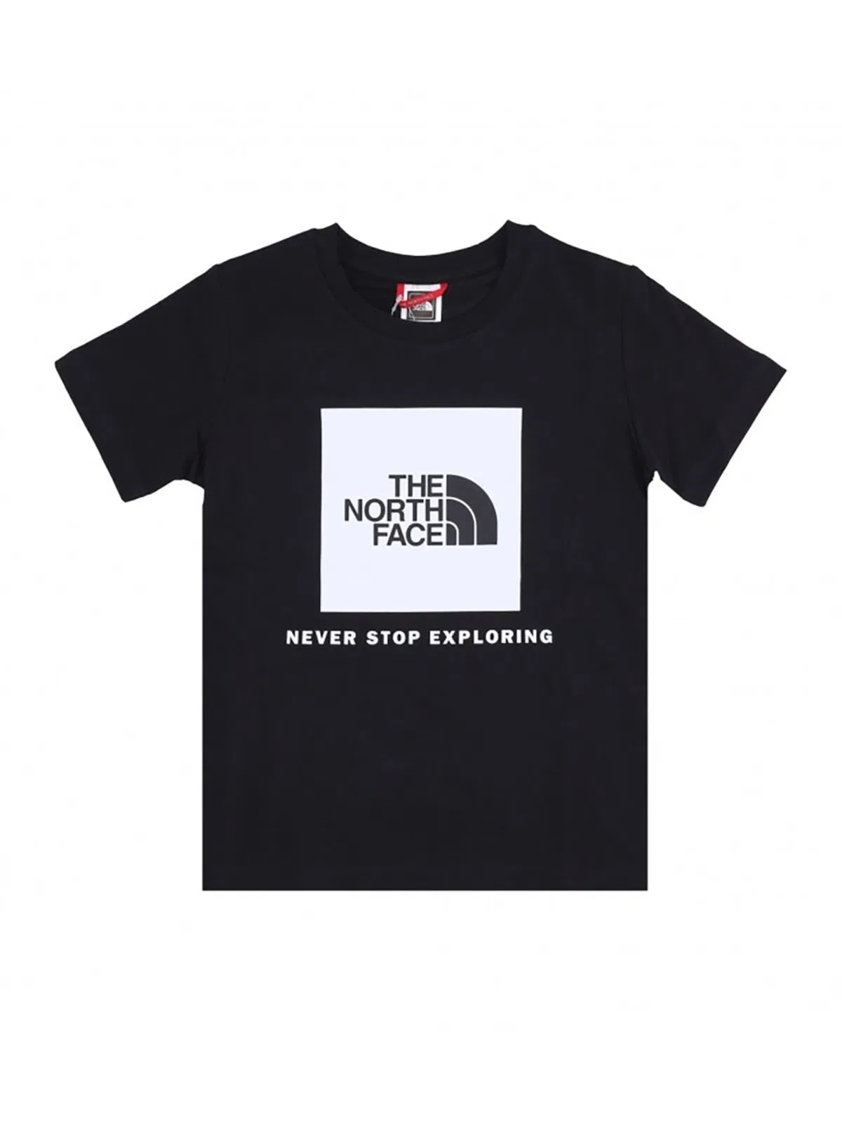 The North Face Box S/s Tee In Black