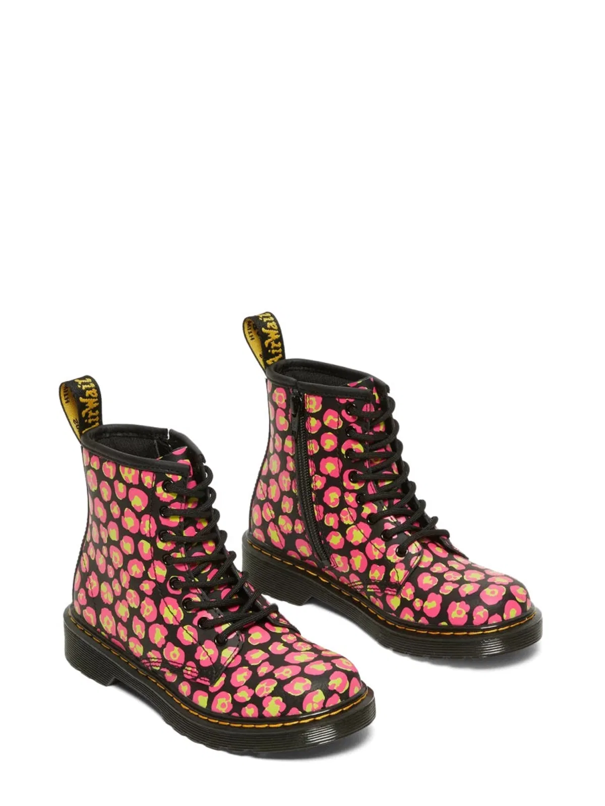 Dr. Martens Dr Martens Lace Boots 1460 Leopard In Multi