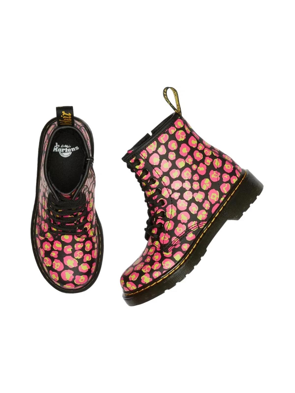 Dr. Martens Dr Martens Lace Boots 1460 Leopard In Multi