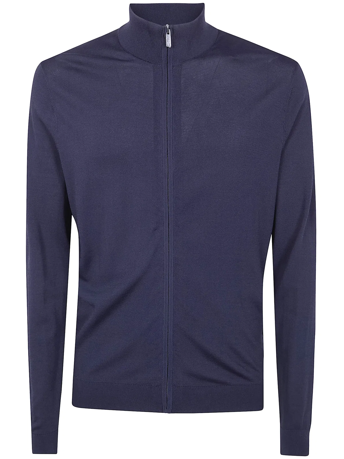 Rrd "maxell" Full Zip Knit In Blue