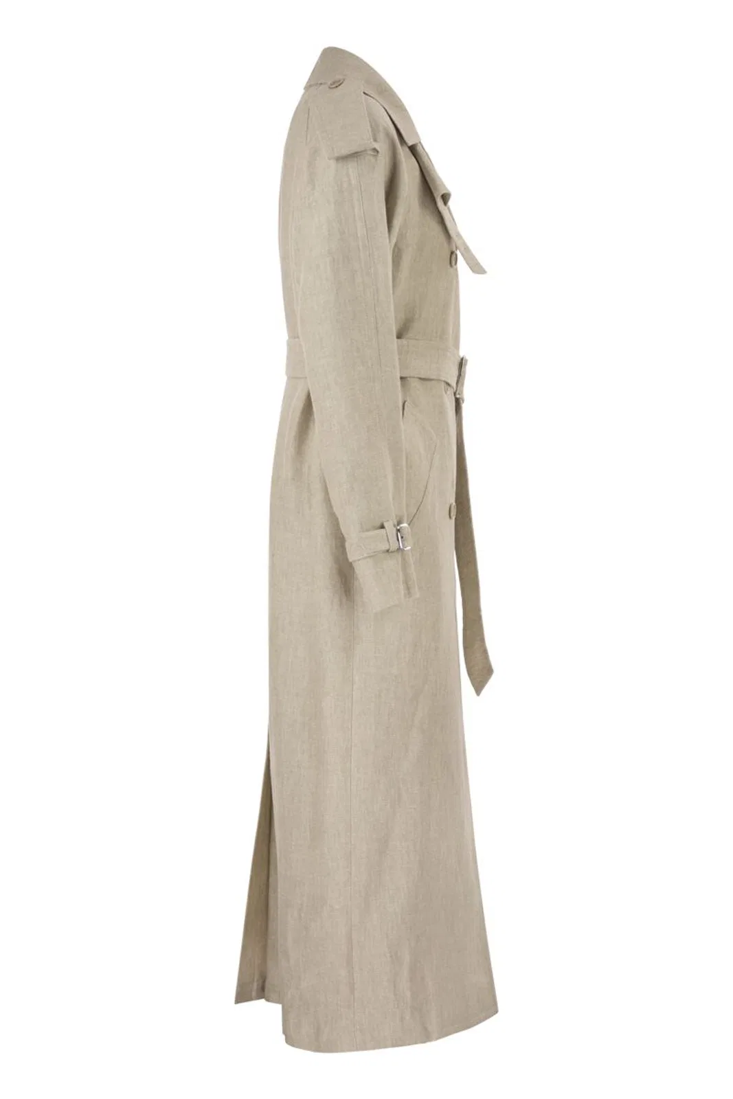 Max Mara Spedaggi Coat In Neutral