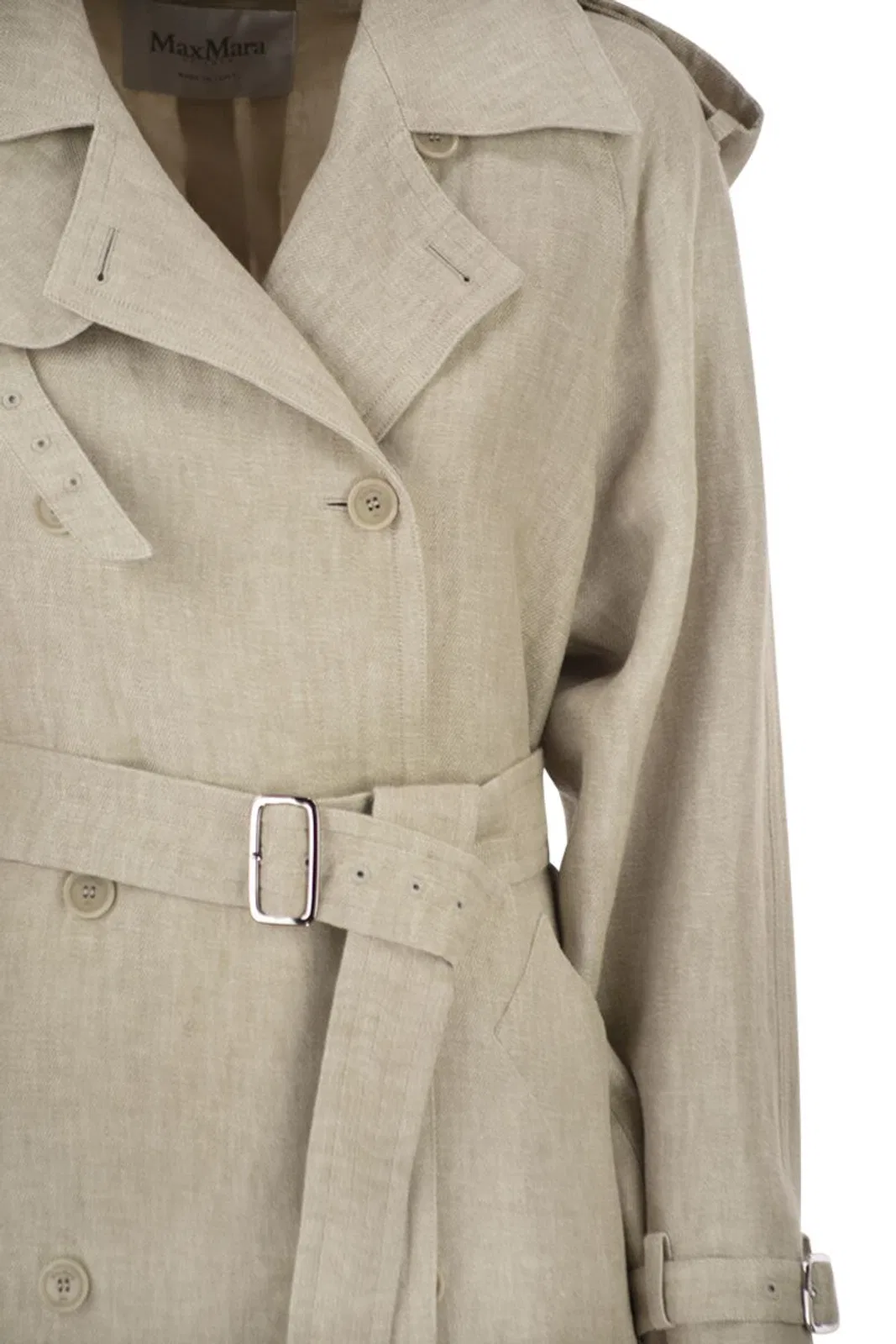 Max Mara Spedaggi Coat In Neutral