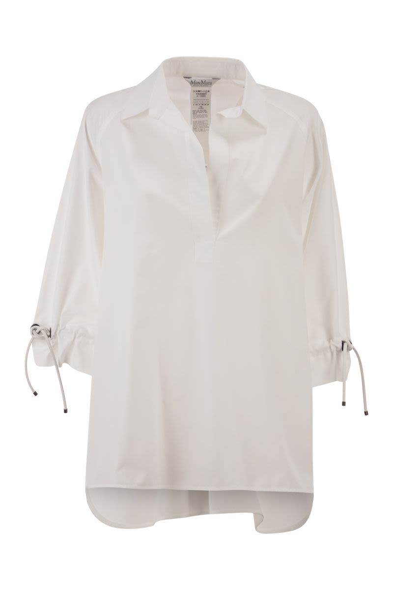 Mxmadorni - Cotton Poplin Blouse