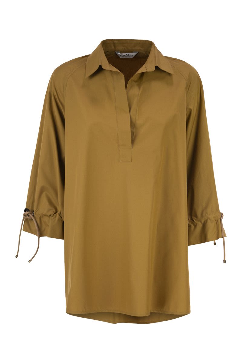 Mxmadorni - Cotton Poplin Blouse