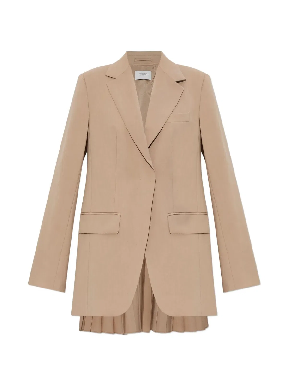 Max Mara Spxmela Beige Lana Virgen Ovis Aries Ari Jacket