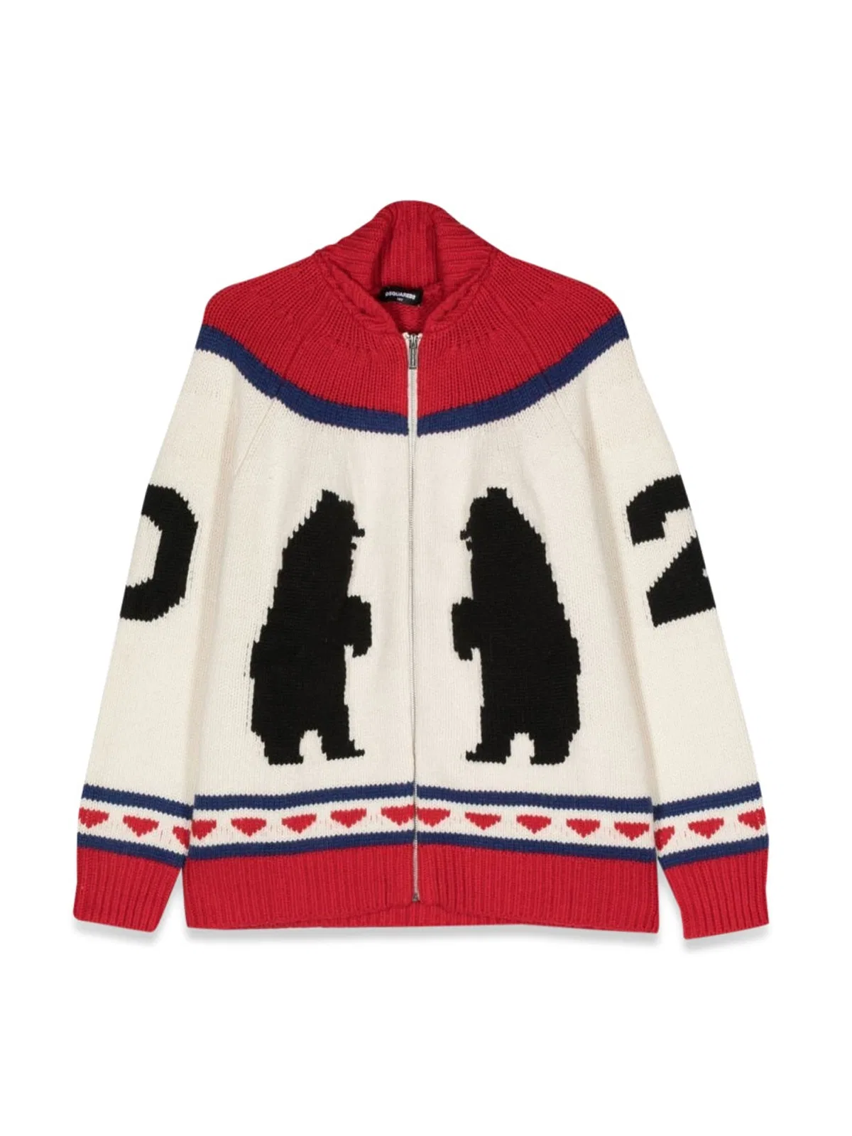 Dsquared2 Dsquared Shirt With Zip. In Multicolor