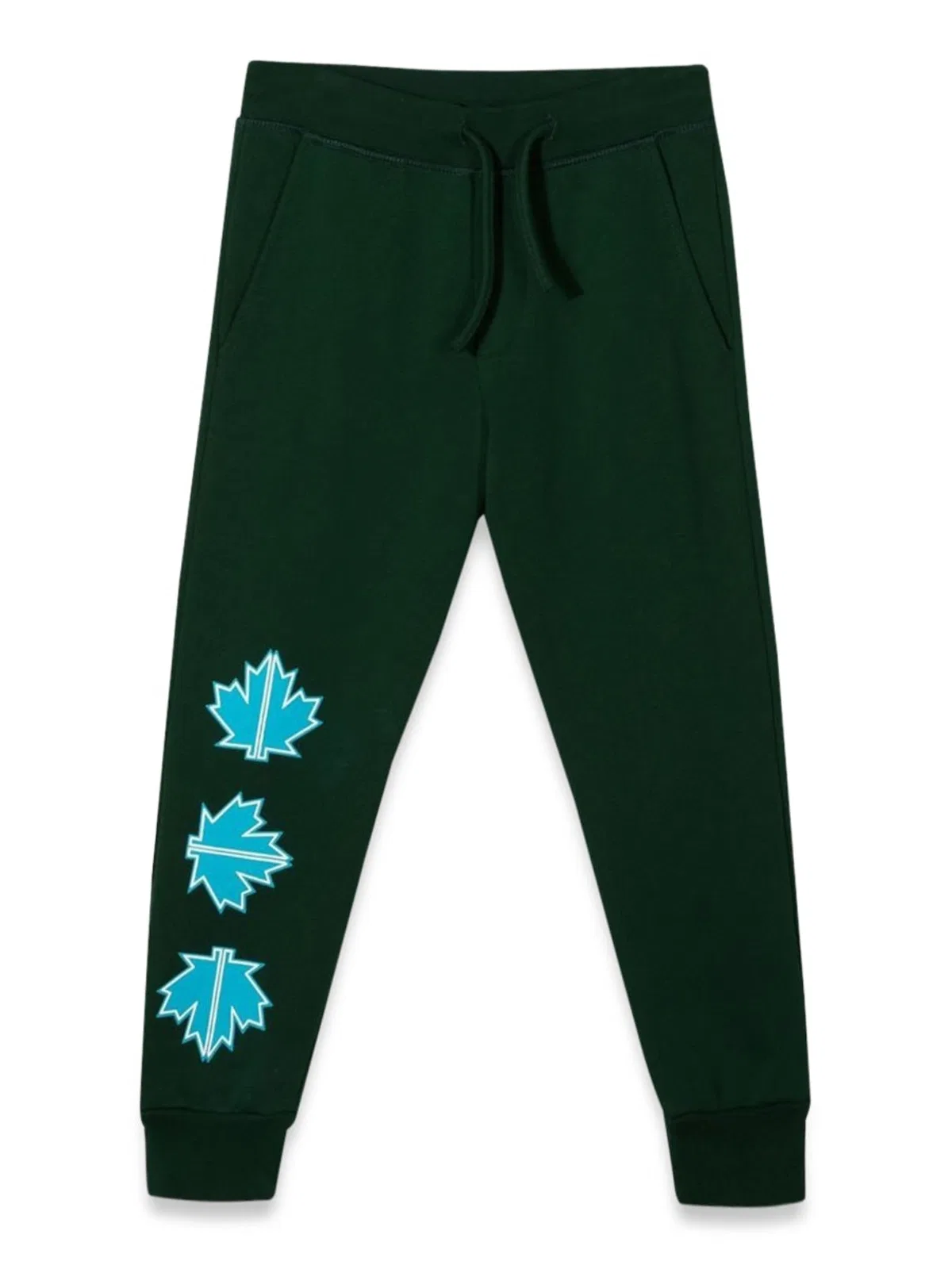 Dsquared2 Dsquared Plush Pants Leaf Logo On Front Leg In Green