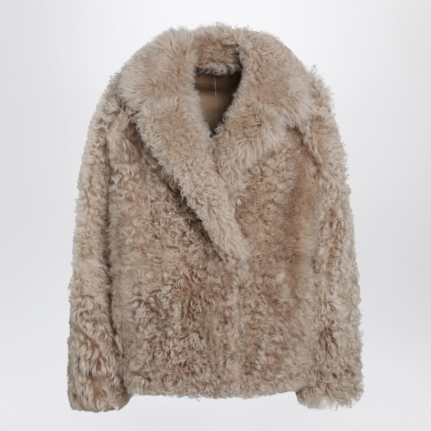 Short Hazelnut Fur Jacket
