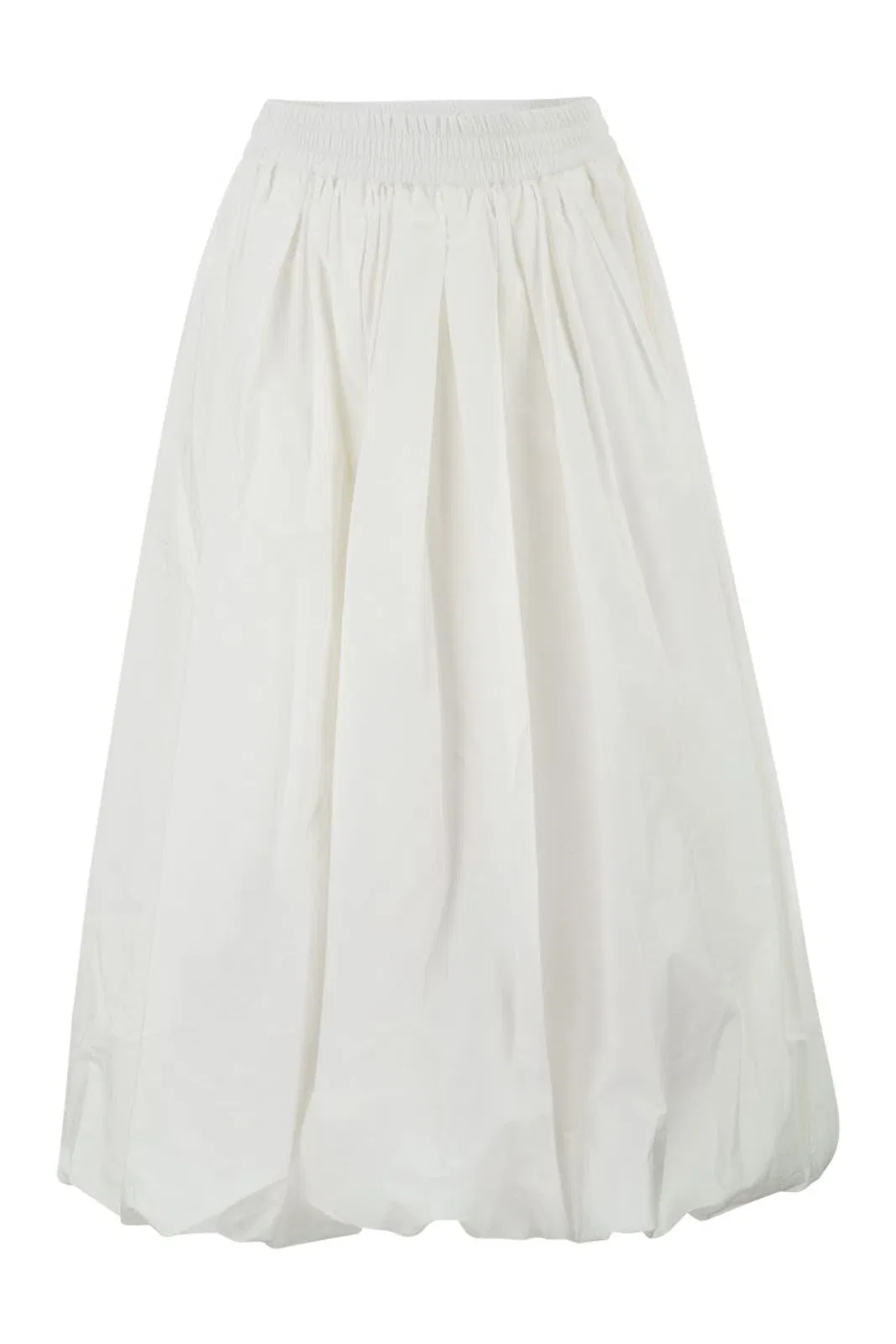 Wkinuvole – Long Cotton Skirt With Elasticated Waist