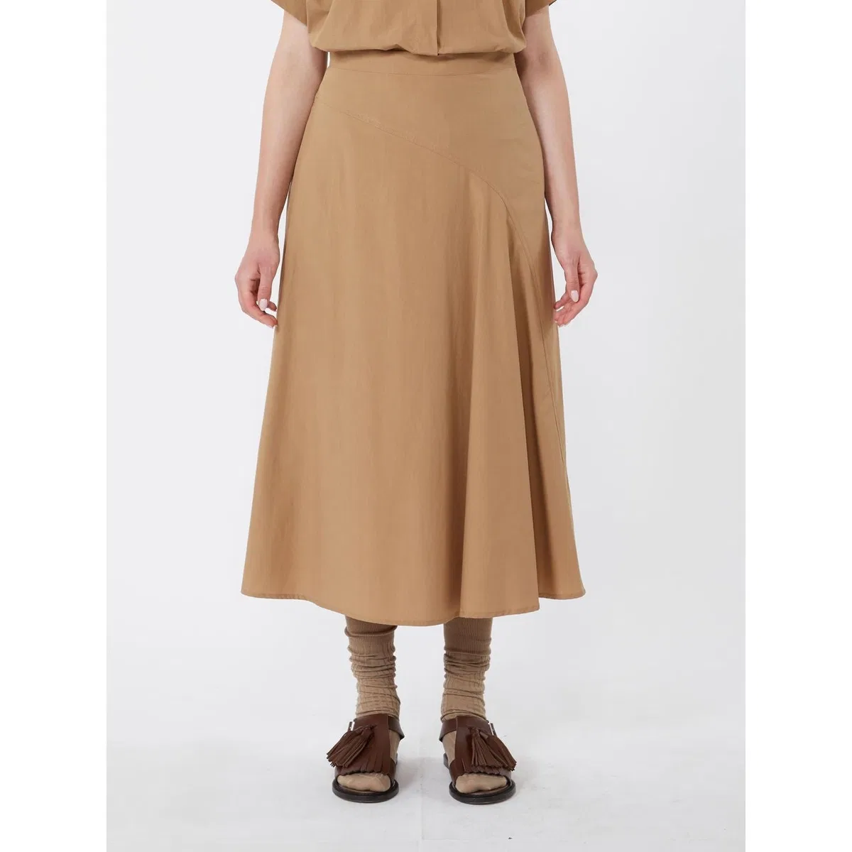 Wkdzattera - Cotton Poplin Skirt