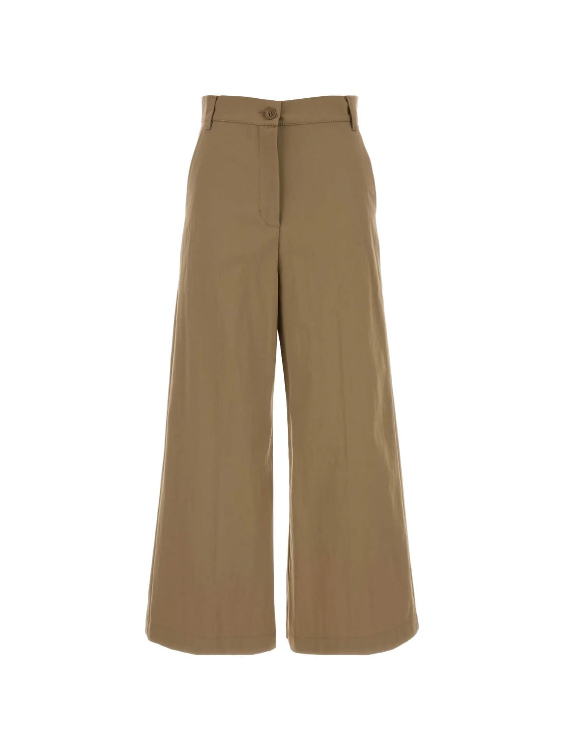 Wide Pants Hazelnut Round Pants