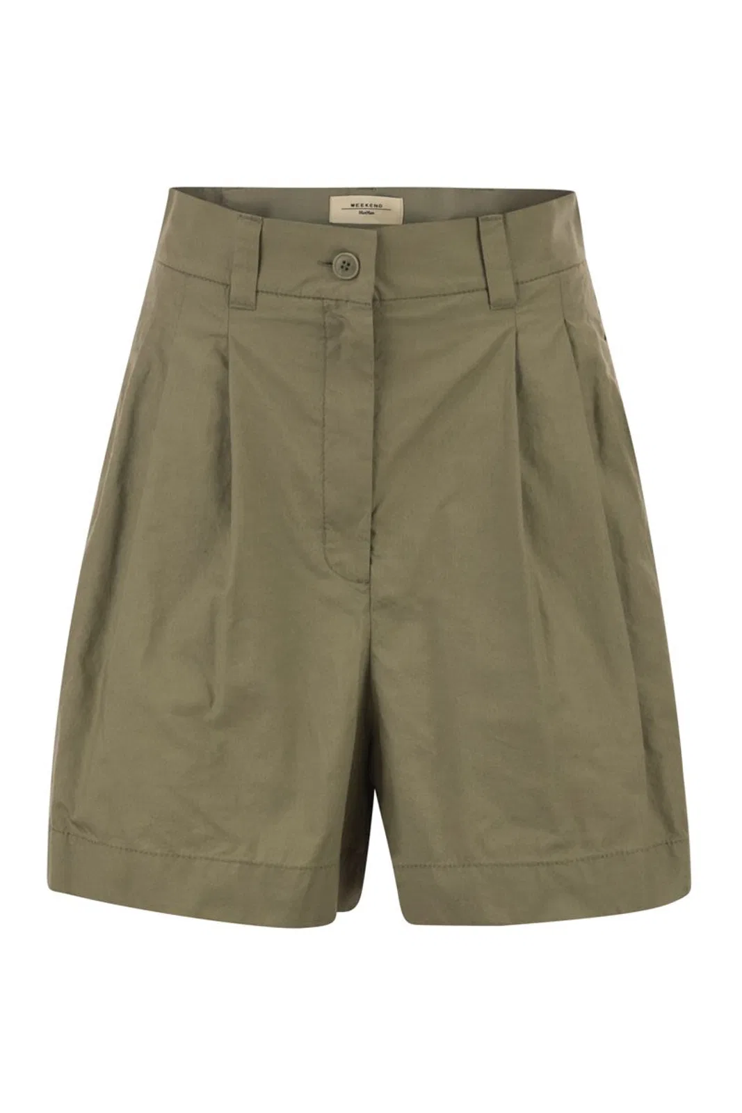 Wkdarmonia – Cotton Shorts With Front Pleats