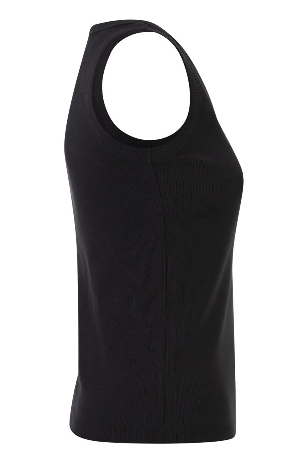 Weekend Max Mara Weekend Maxmara Wkdmultic Stretch Cotton Top In Black