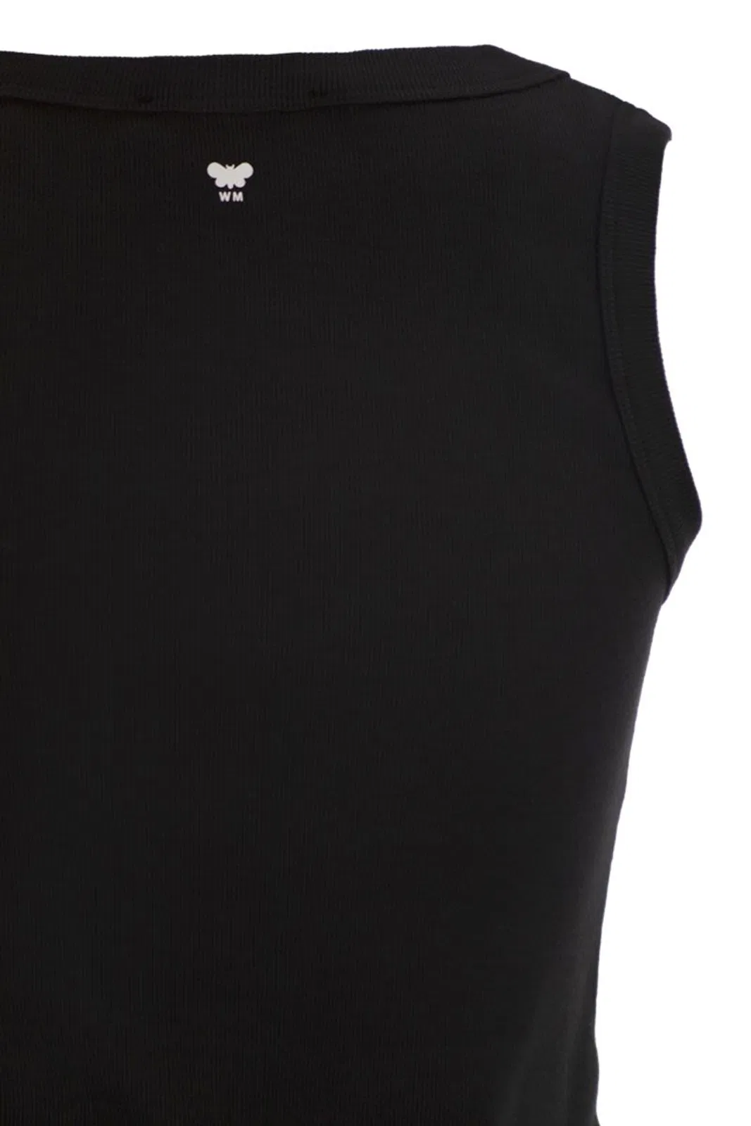 Weekend Max Mara Weekend Maxmara Wkdmultic Stretch Cotton Top In Black