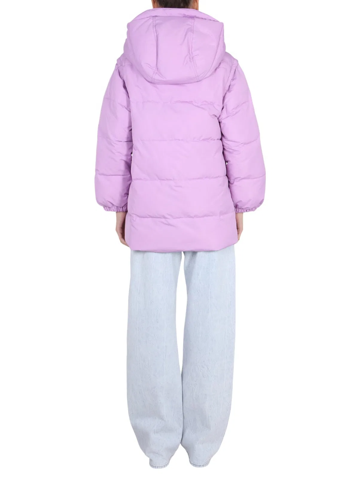 Patou Quilted Down Jacket In Purple