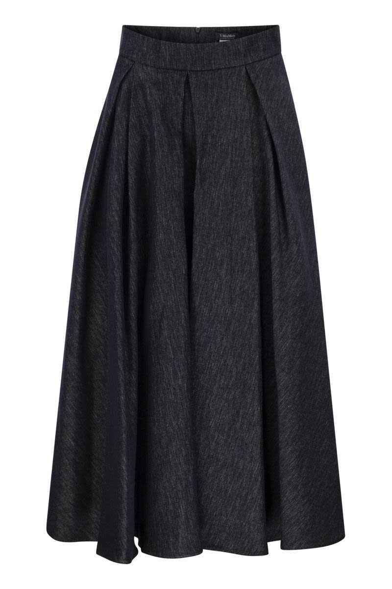 S Max Mara Smmalex - Corolla Skirt In Cotton Blend