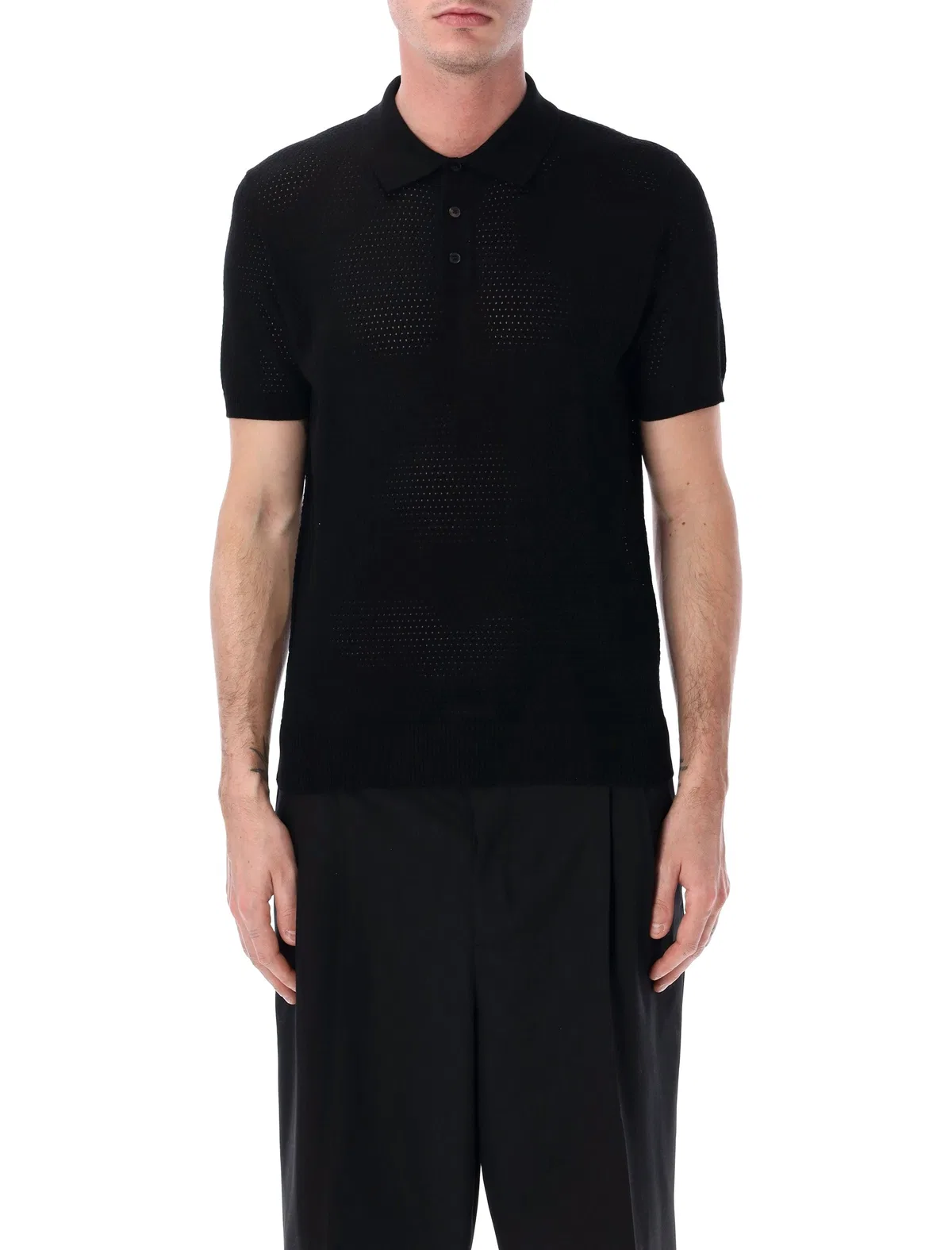 Mesh Cotton Polo