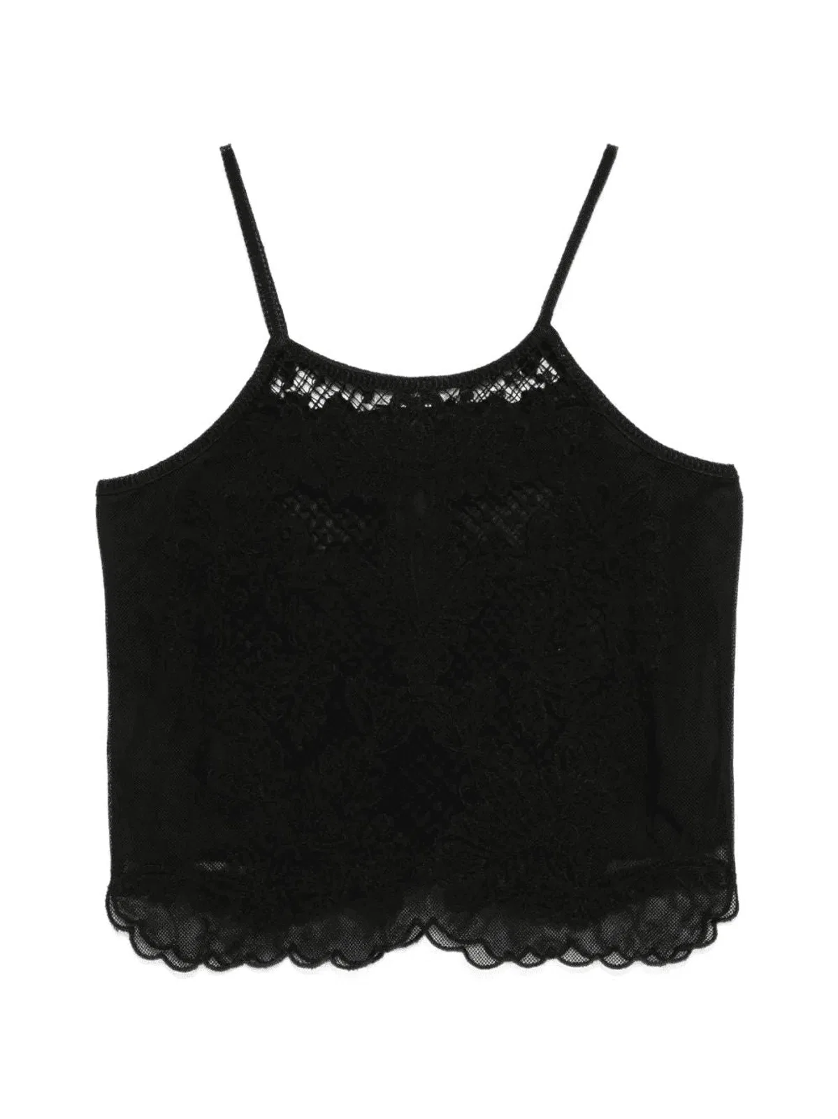 Twinset Twin-set Black Cotton Casual Top