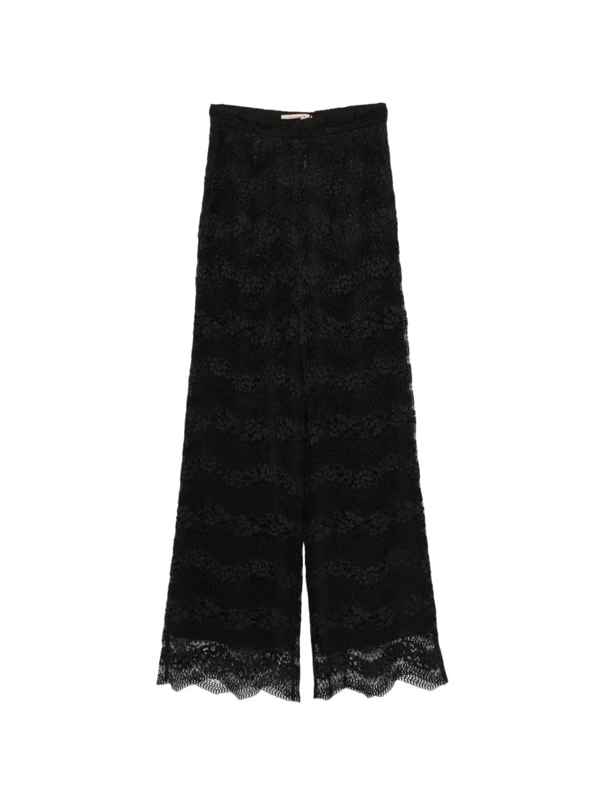 Twinset Twin-set Lace Trousers In Black