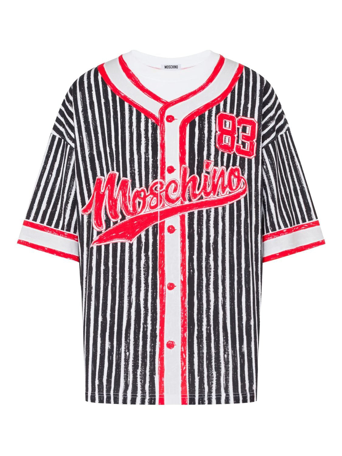 Striped-Print Cotton T-Shirt