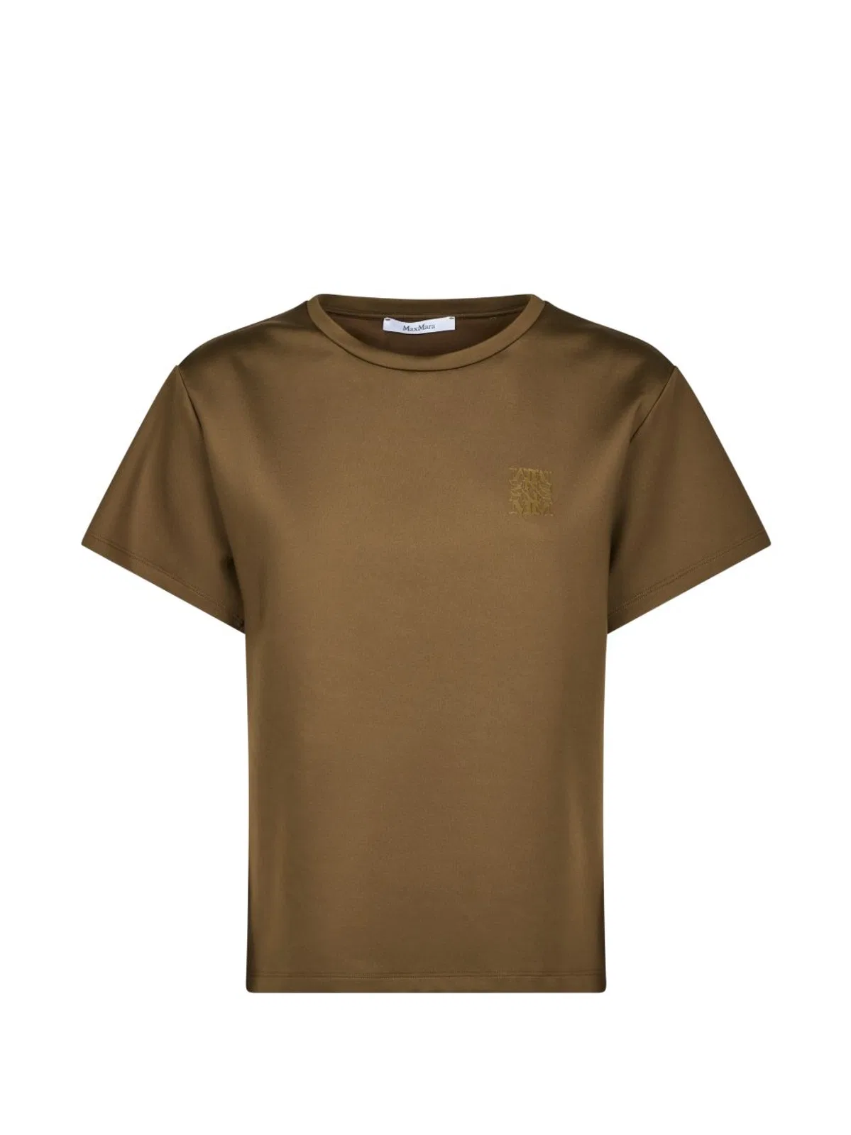 Max Mara Top In Verde Kaki