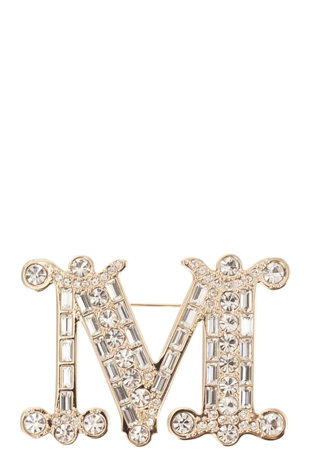 Bath2 - Monogram Brooch With Crystals
