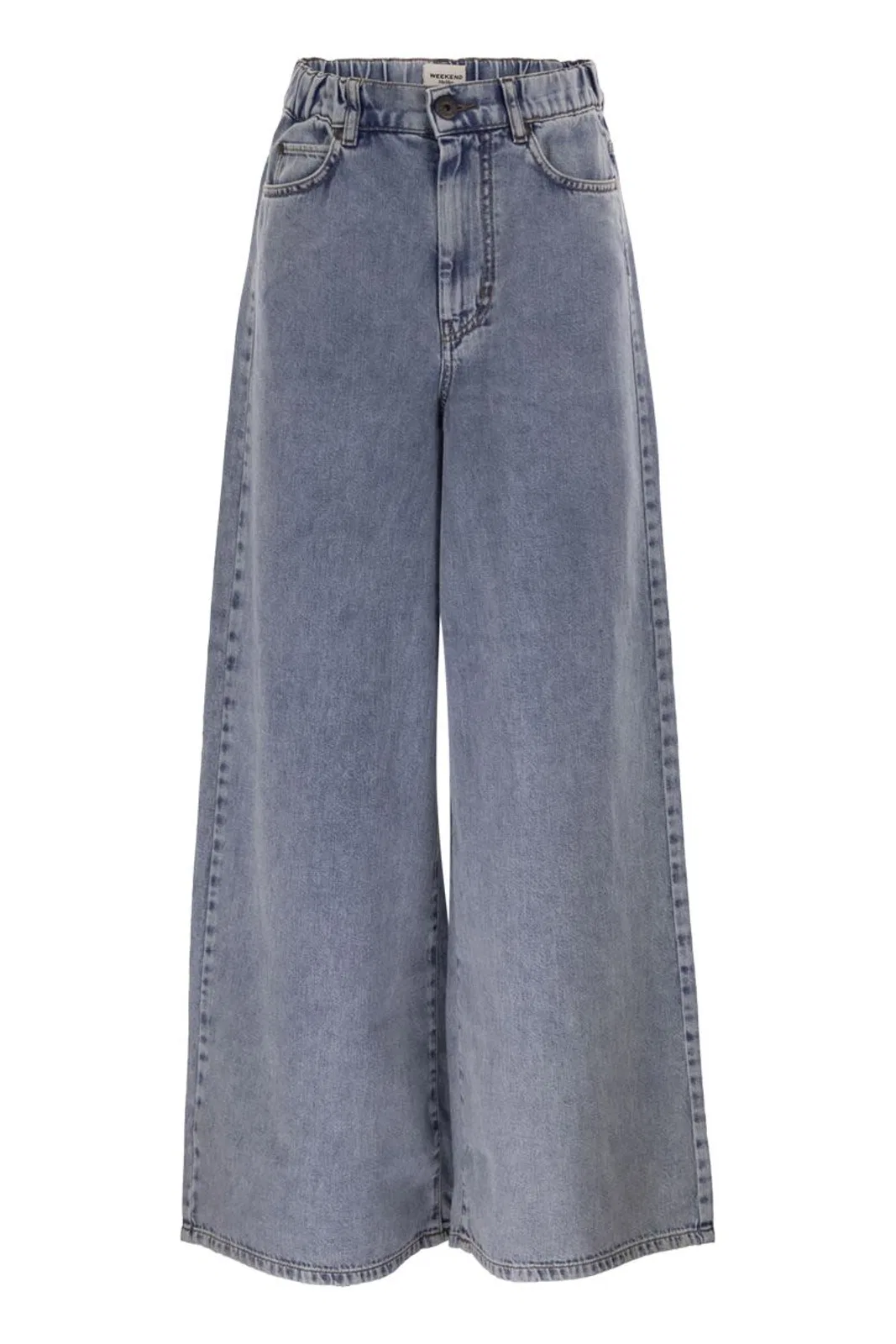 Wkdzattera - Wide-Leg Cotton Denim Jeans
