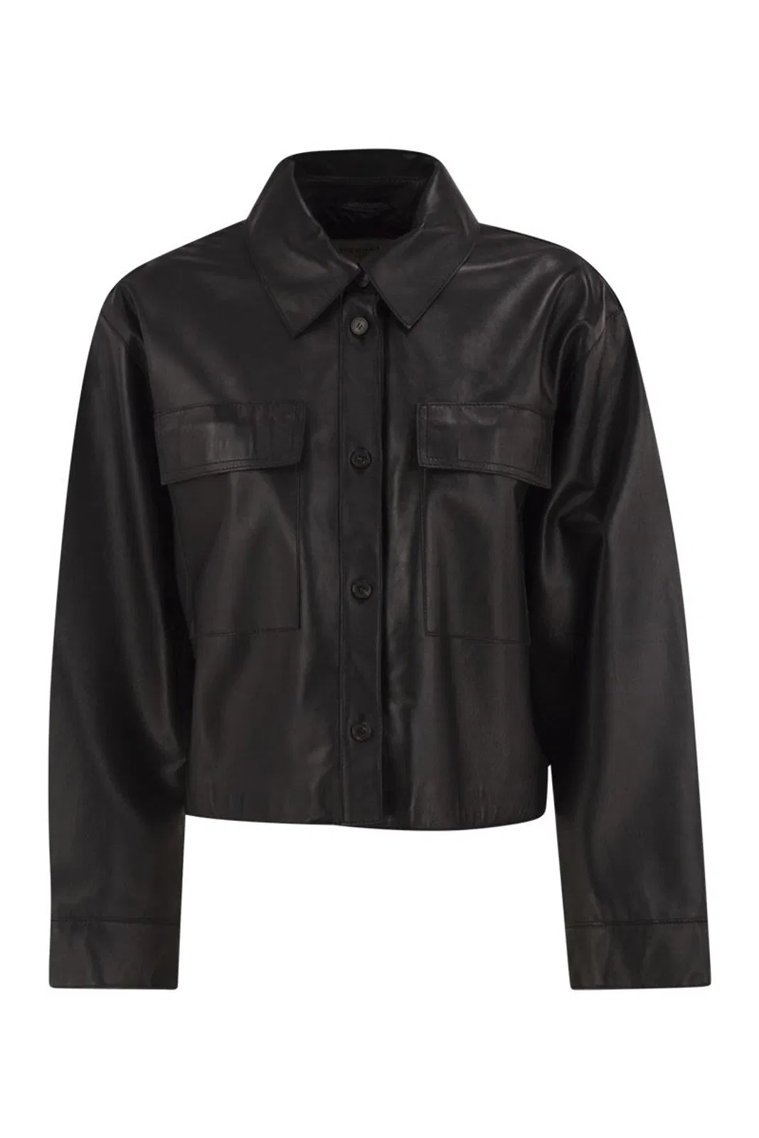 Wkdpiovra - Cropped Lamb Leather Jacket