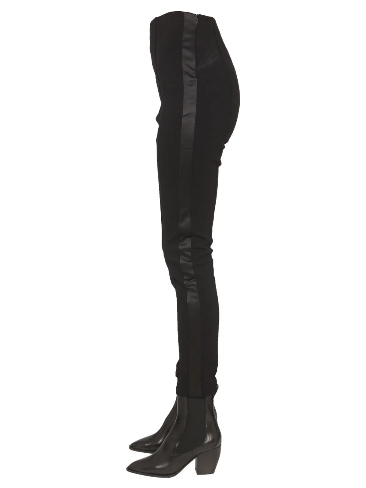Max Mara Nylon Pants In Black