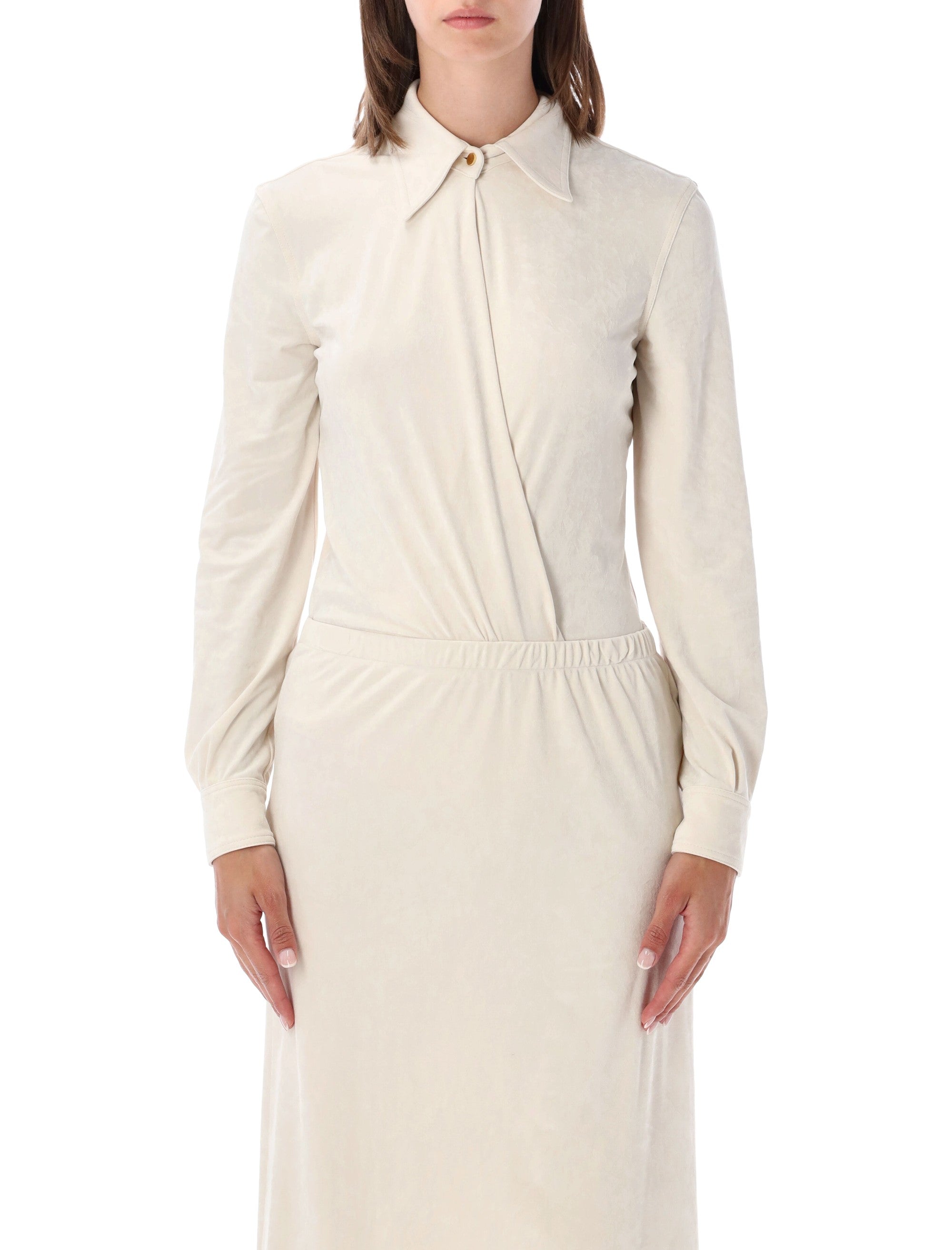 Alberta Ferretti Draped Bodysuit