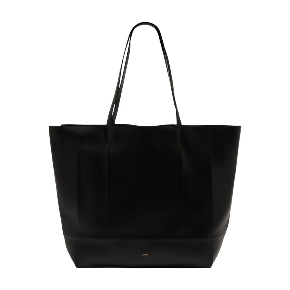 Roam Tote Bag In Black Leather