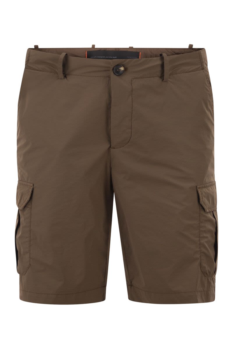 Stretch Technical Cargo Bermuda Shorts