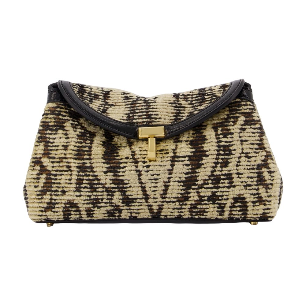 Mini T-Lock Paisley Clutch -  - Synthetic - Black