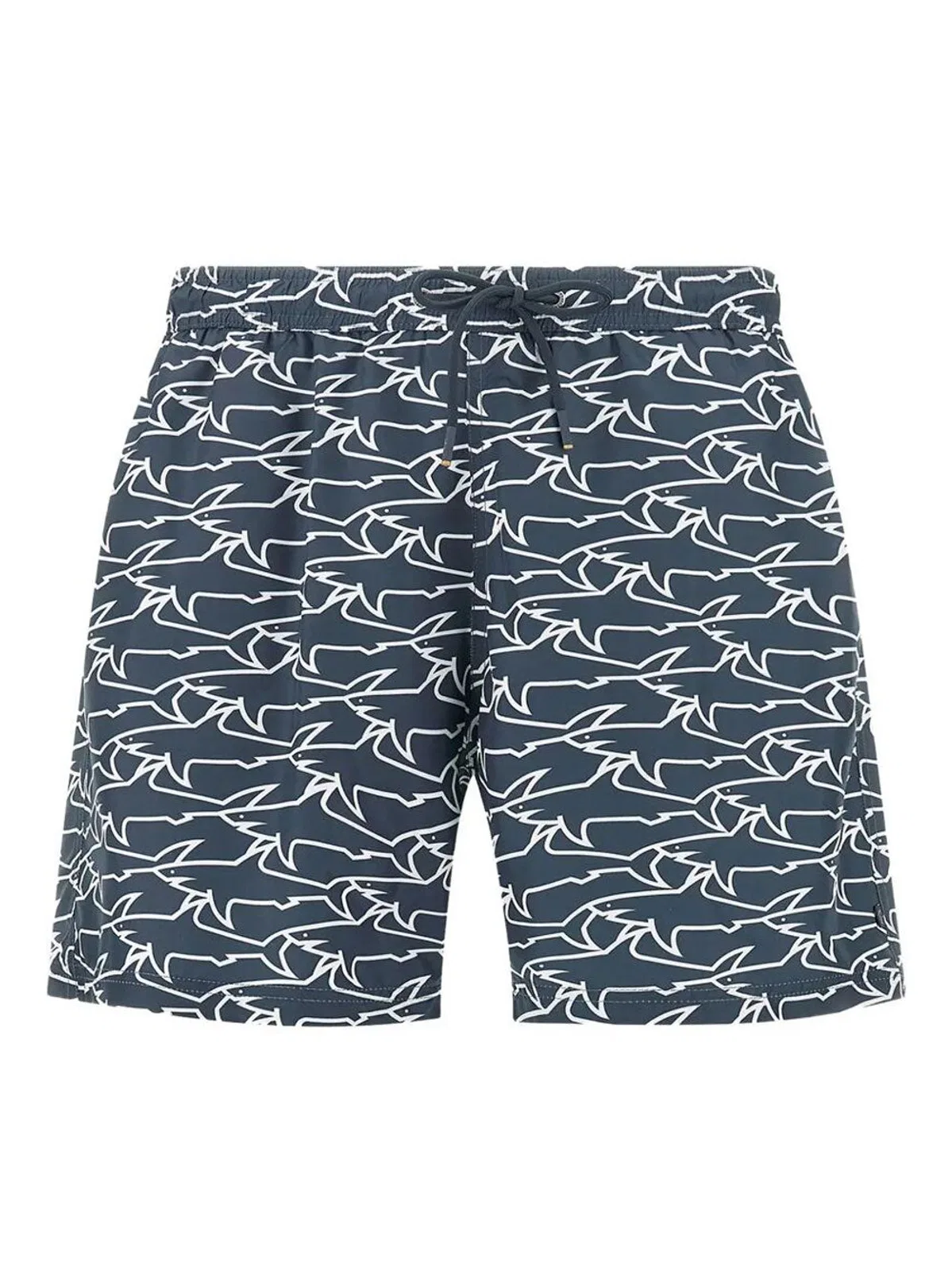 Paul & Shark Swimwear Portofino With Iconic Sharks Waves Print