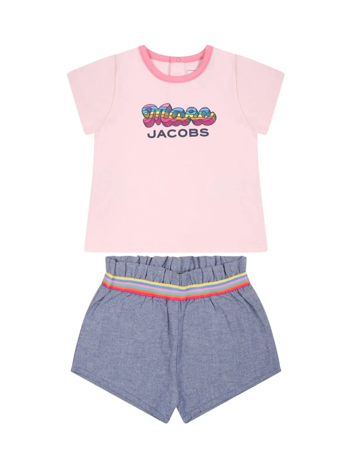 Marc Jacobs Logo T-shirt And Shorts Set In Multicolor