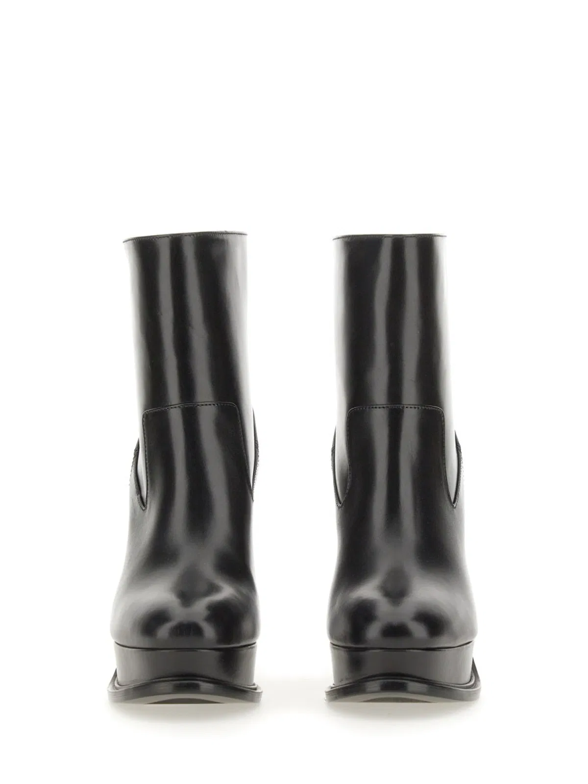 Alexander Mcqueen Platform Boots In Black