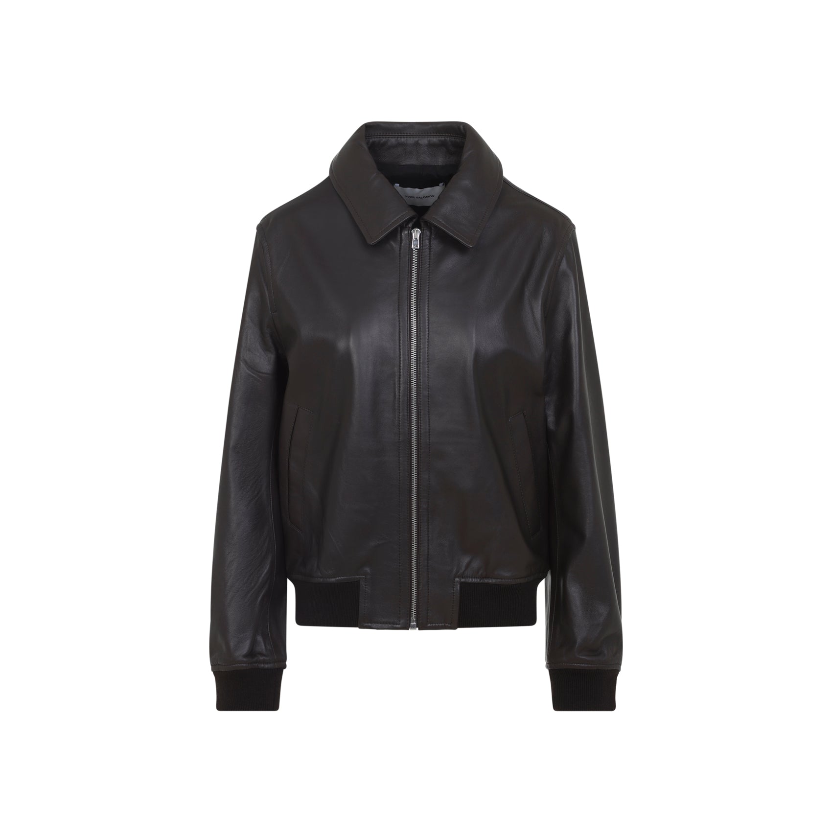 Cocoa Brown Lamb Leather Jacket