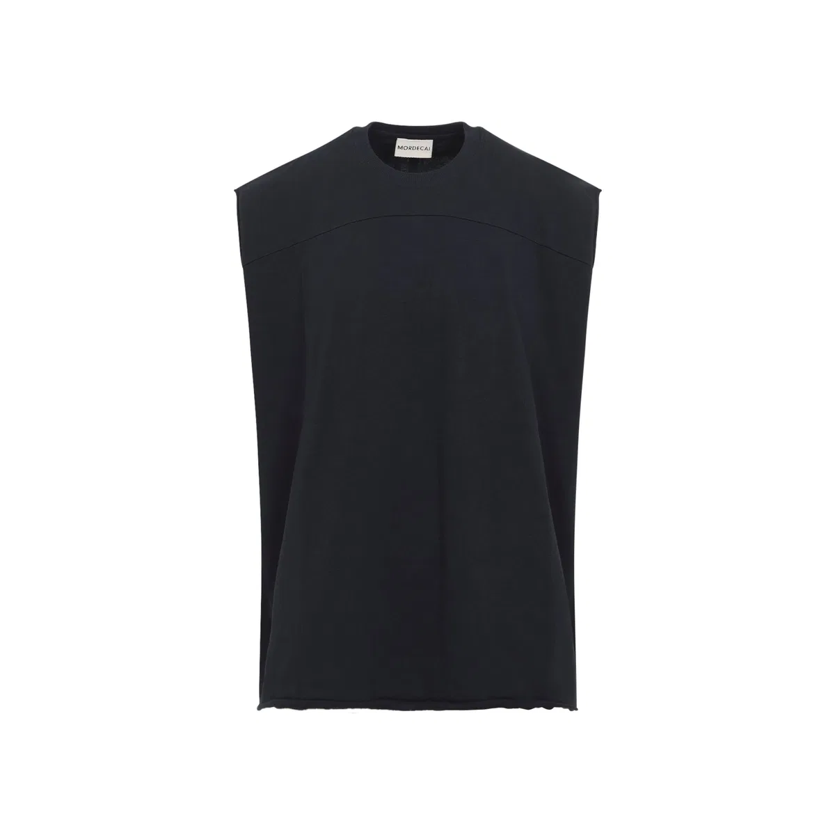 Black Cotton Muscle T-Shirt