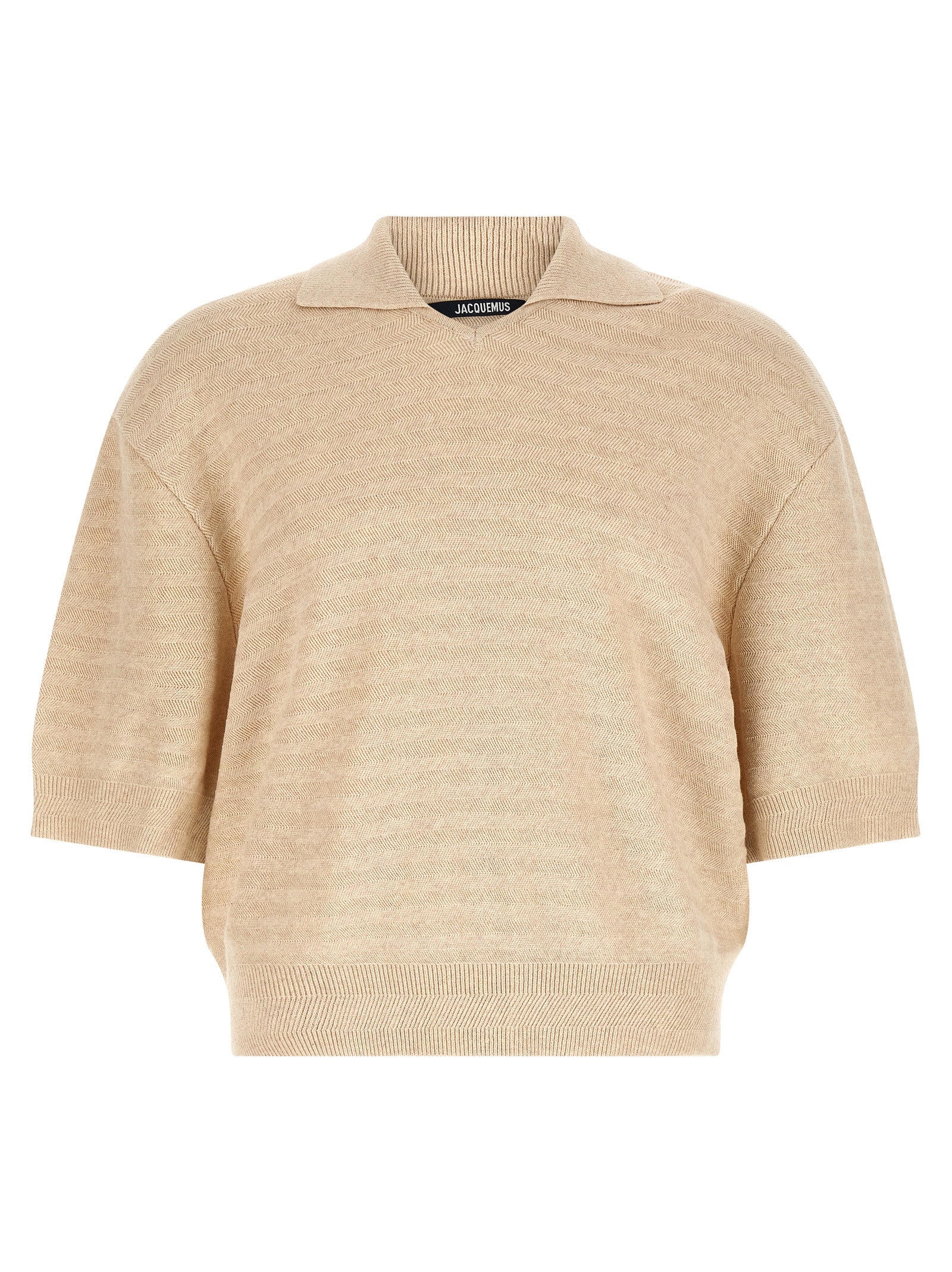 'Le Polo Maille Chevron' Polo Shirt