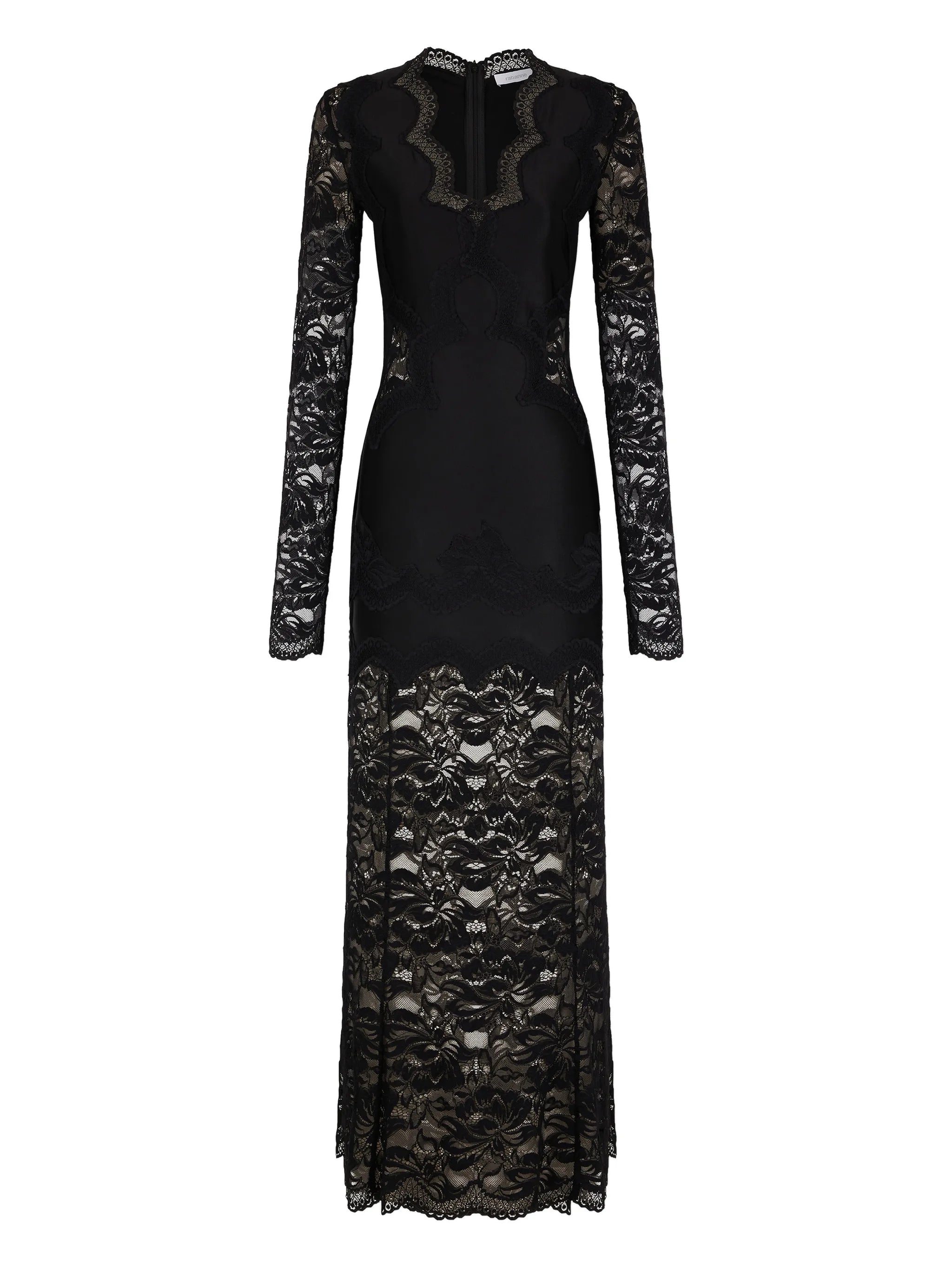 Black Polyamide Viscose Elastane Dress