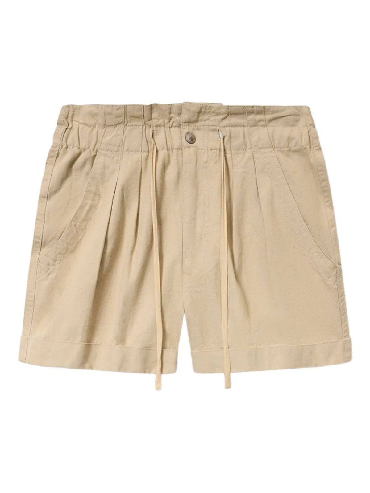 Cotton Linen Blend Shorts