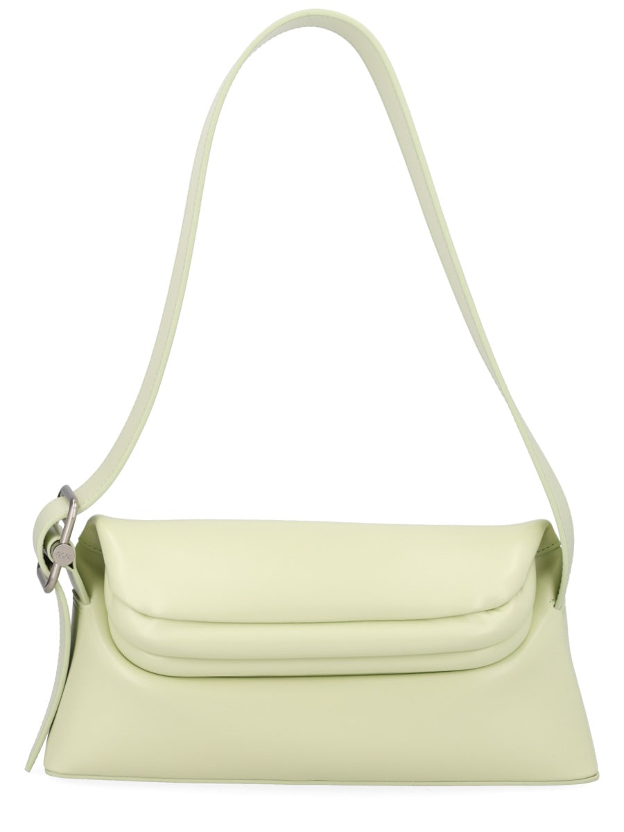 Green Cow Leather Shoulder Bag