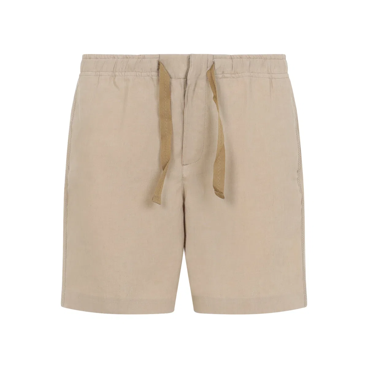 Beige Alex Linen Bermuda