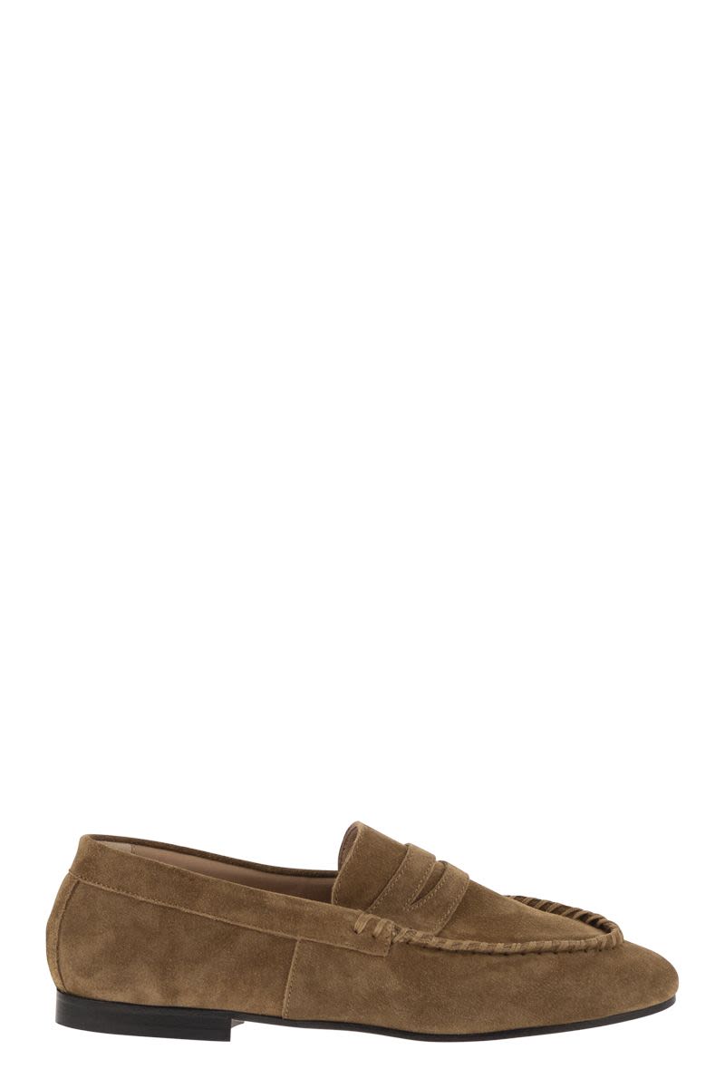 Classic Suede Loafers