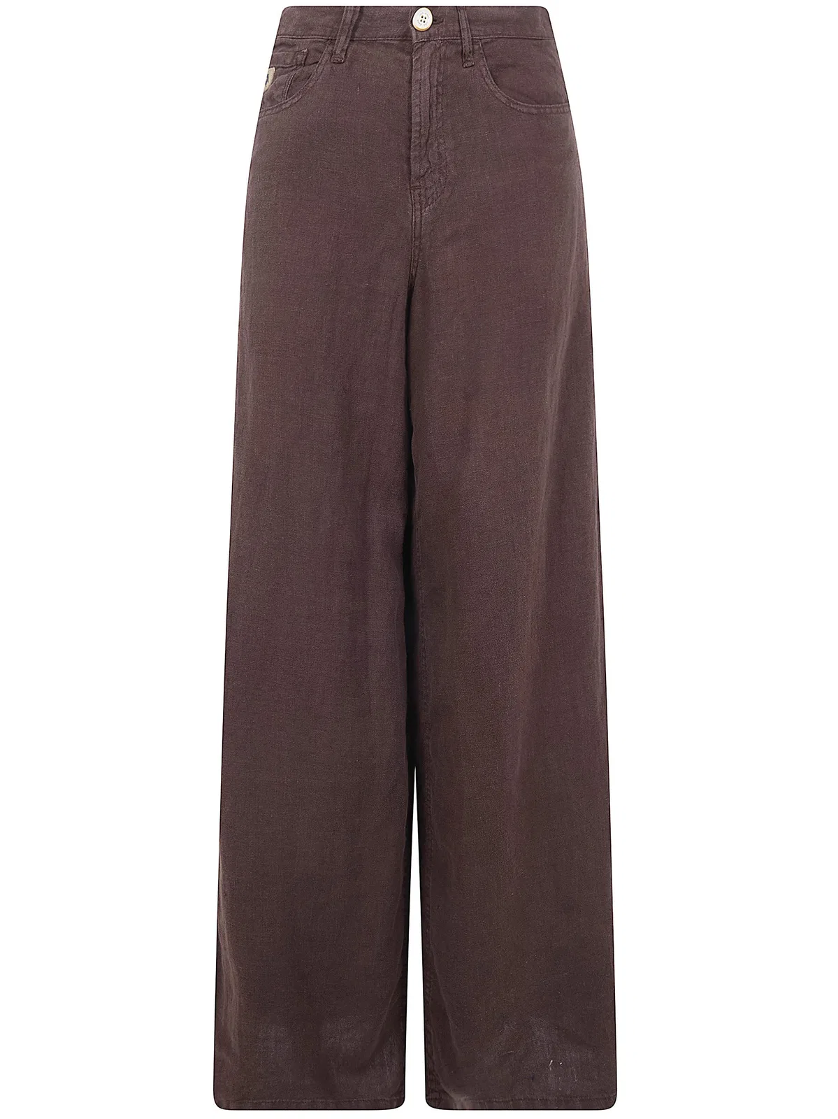 "Arlene" Extra Wide Leg Linen Trousers