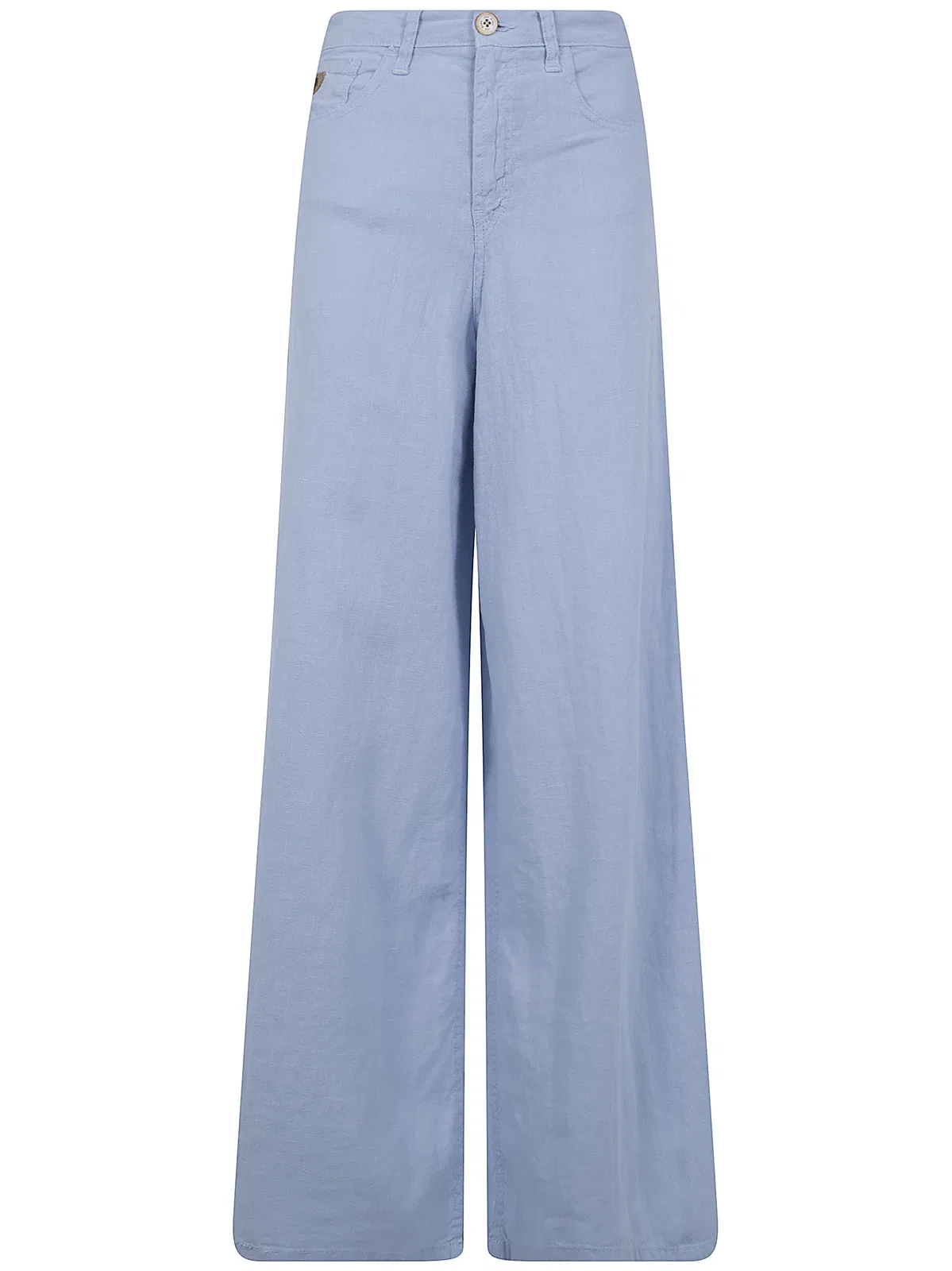 "Arlene" Extra Wide Leg Linen Trousers