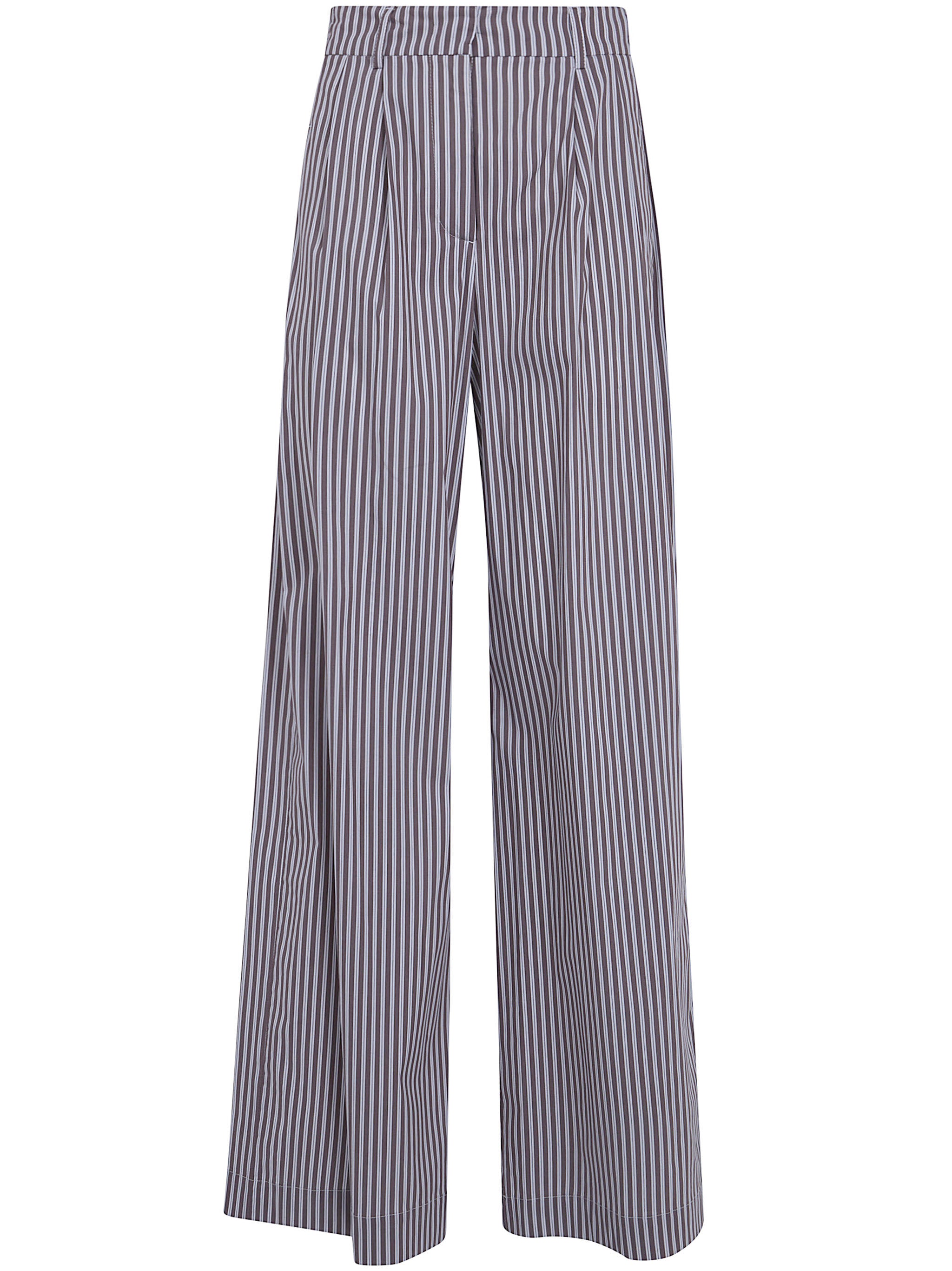 Wide Leg Pince Trousers