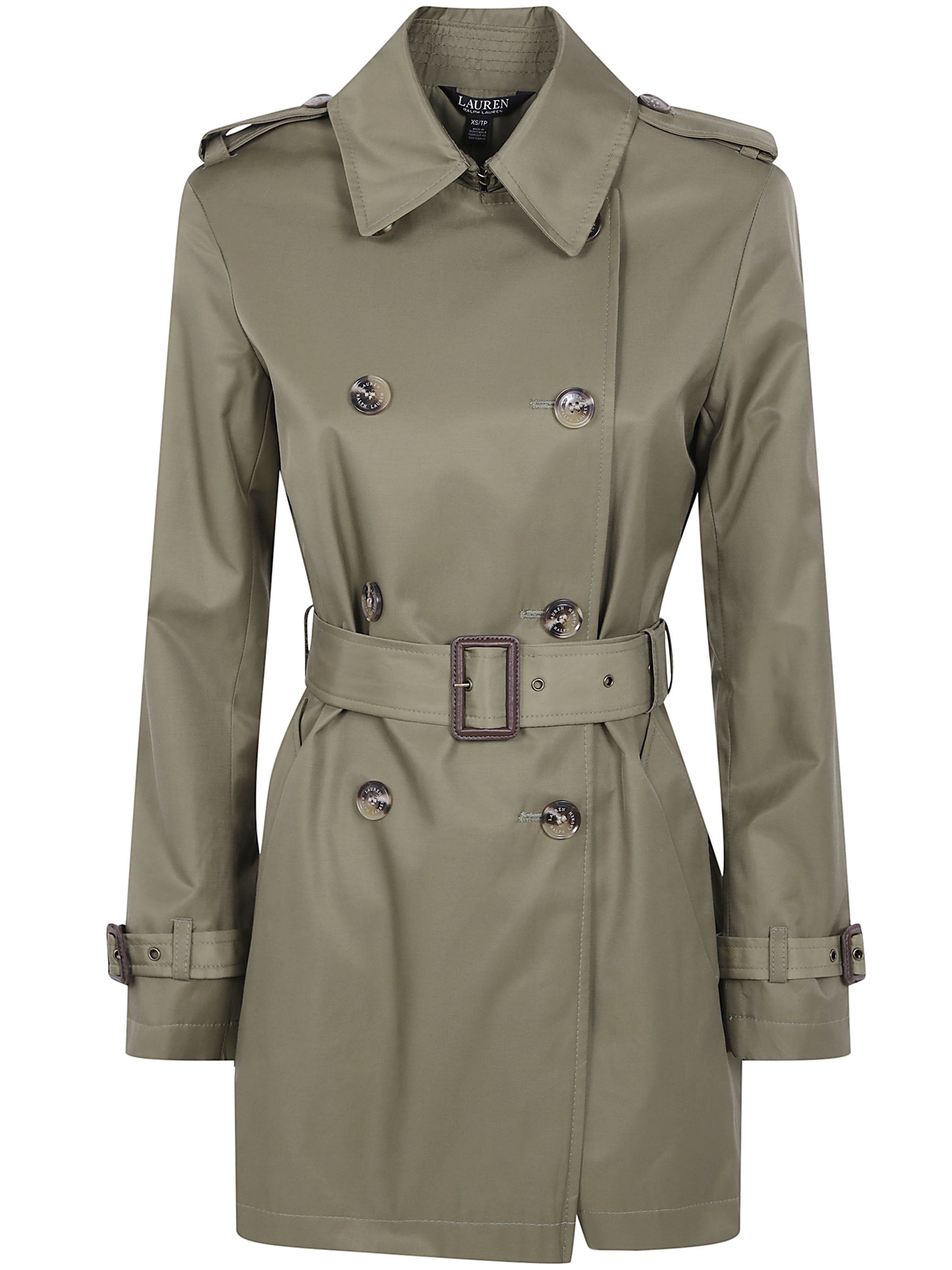 Double Breasted Belted Lined Coat