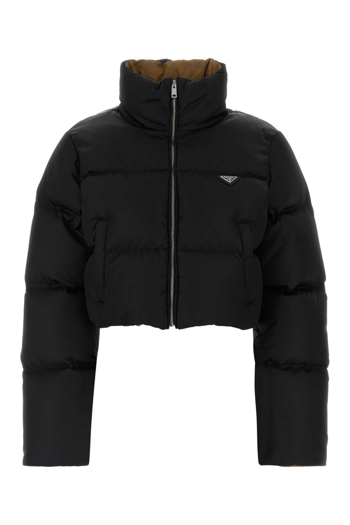 Black Re-Nylon Down Jacket